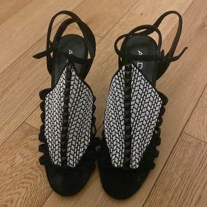 EUC Aldo Strappy Heels
